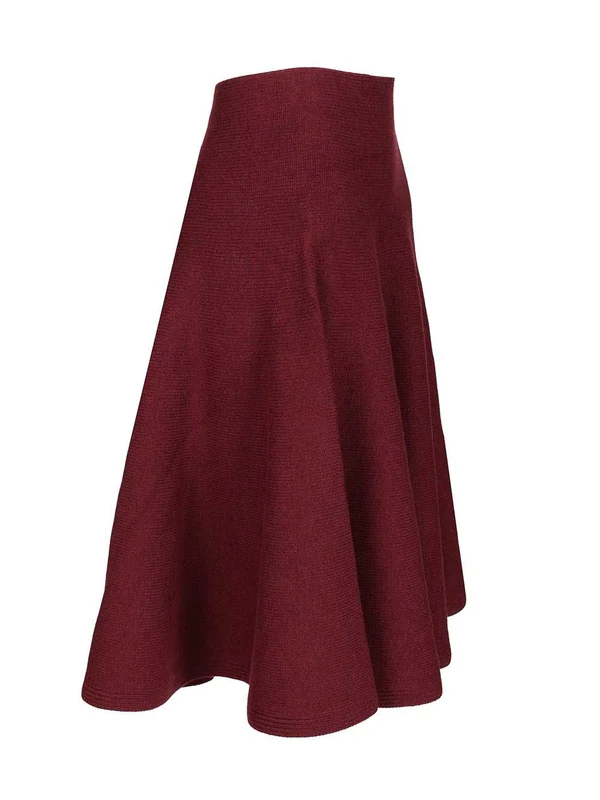 Alaia Burgundy Skirts - Image 3