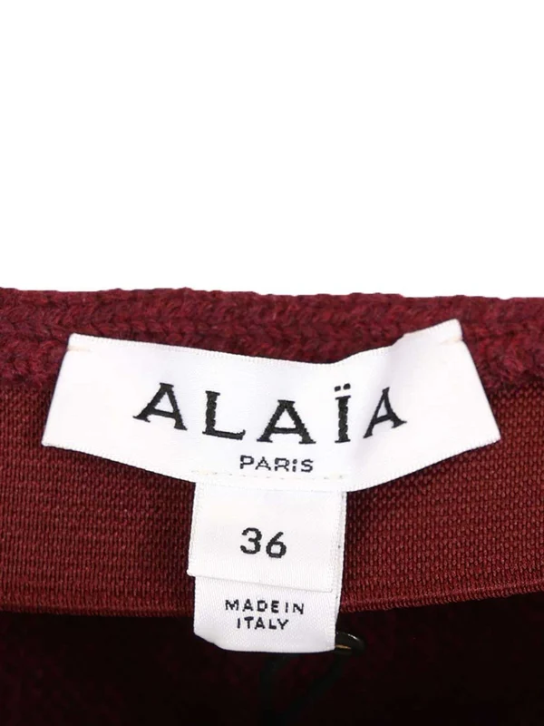 Alaia Burgundy Skirts - Image 4