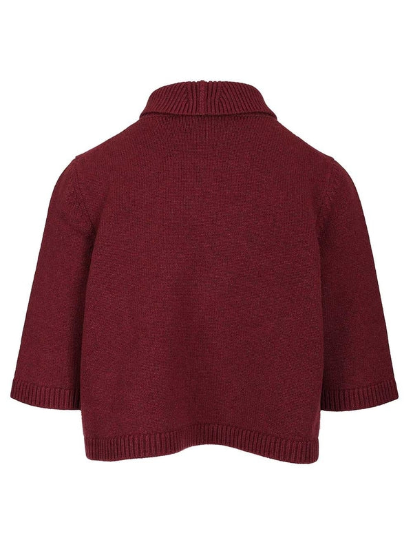 Alaia Burgundy Knitted - Image 2