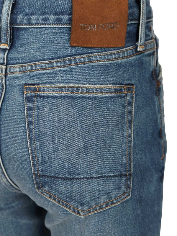 Tom Ford Blue Denim Pants - Image 4