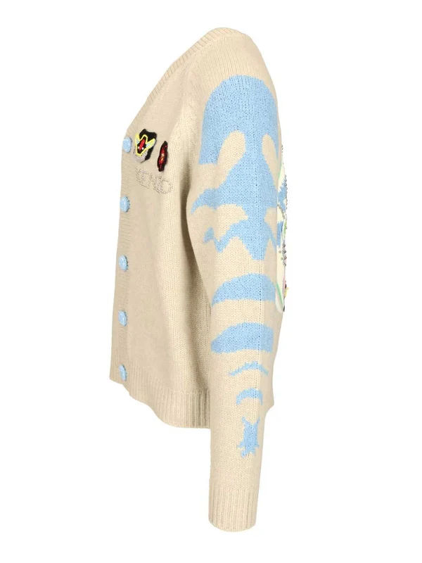 Kenzo Beige Cardigans - Image 3