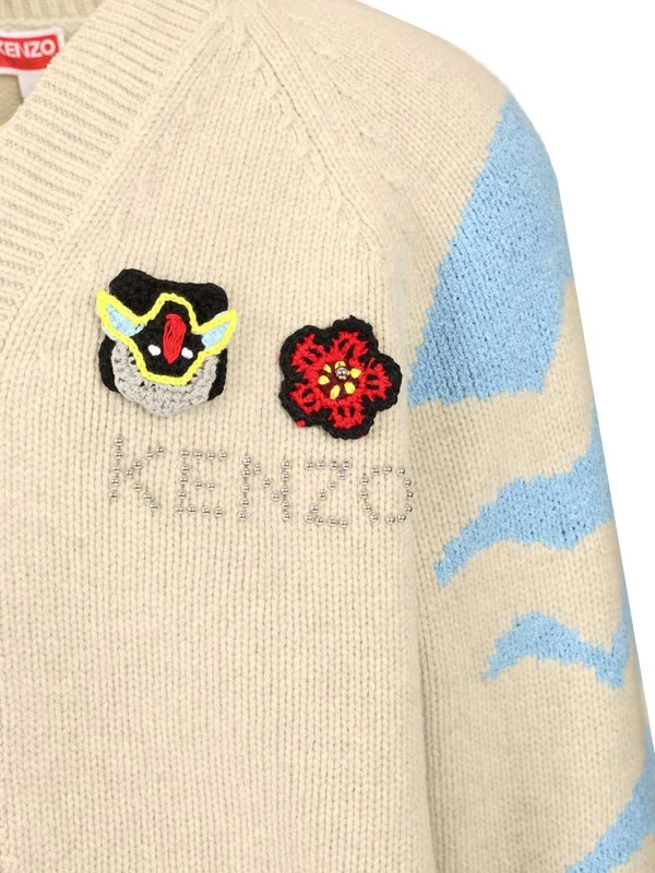Kenzo Beige Cardigans - Image 4