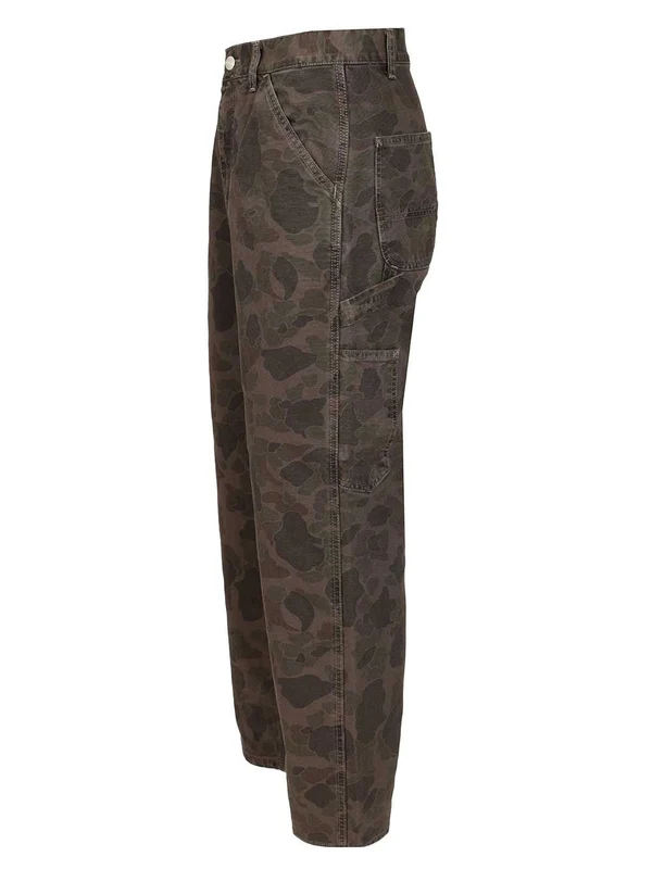 Carhartt Green Camouflage Denim Pants - Image 3