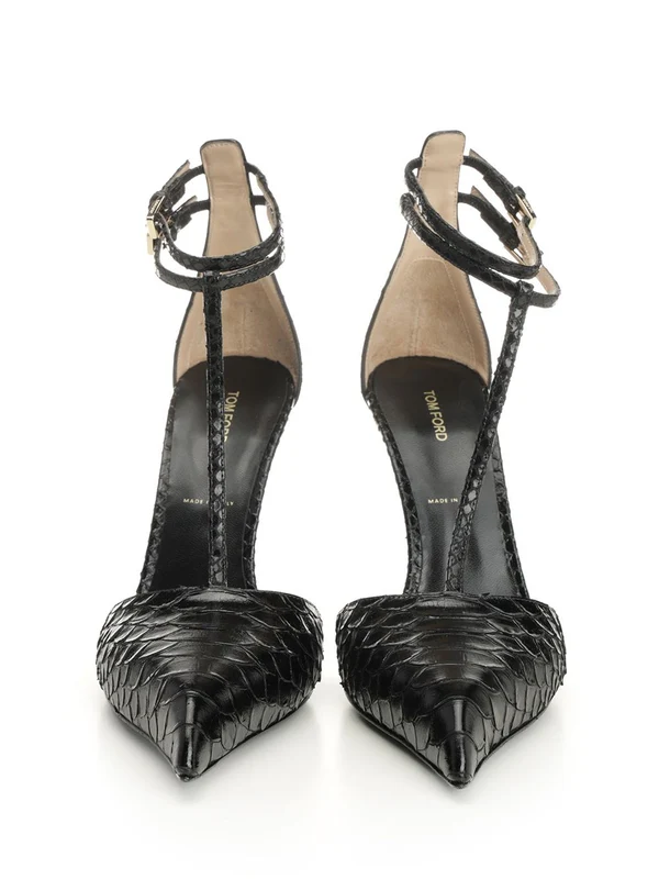 Tom Ford Black Sandal Heels - Image 5