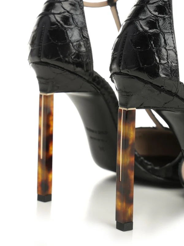 Tom Ford Black Sandal Heels - Image 6