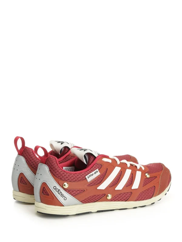 Adidas Red Low Top Sneakers - Image 3