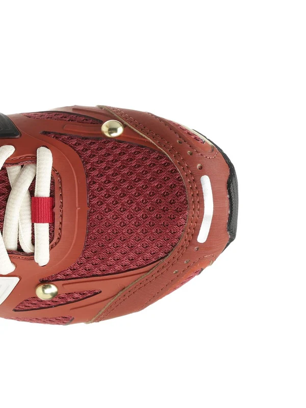 Adidas Red Low Top Sneakers - Image 4