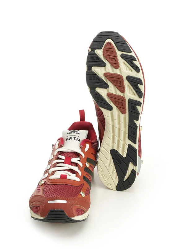 Adidas Red Low Top Sneakers - Image 5