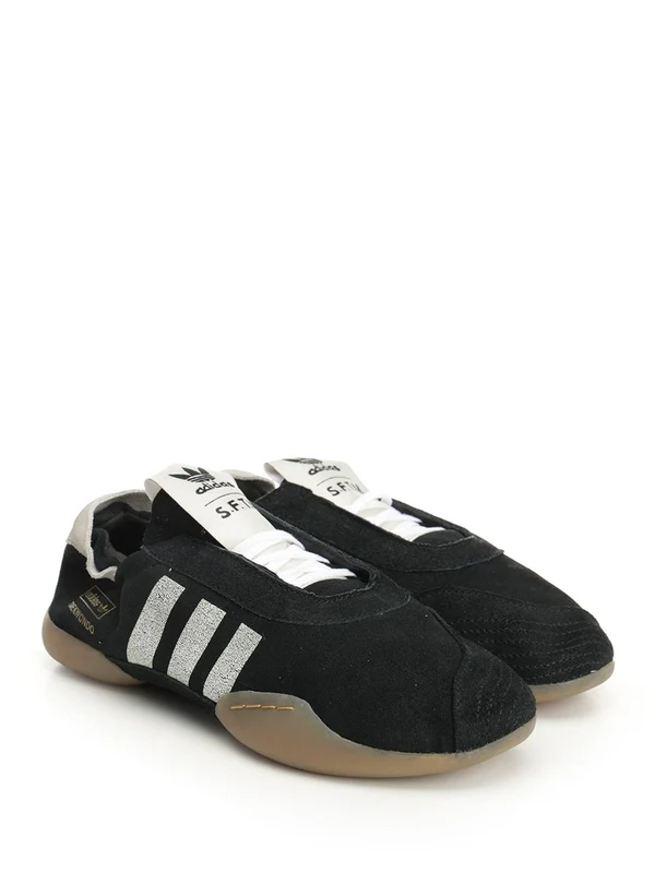 Adidas Black Low Top Sneakers - Image 2