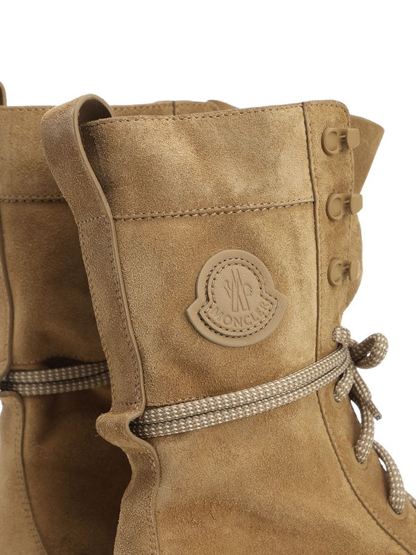 Moncler Beige Lace-Up Boots - Image 6