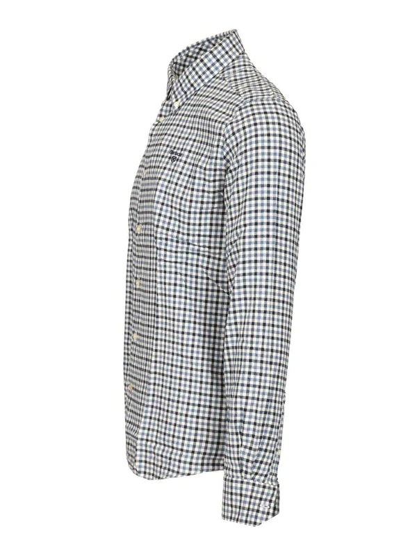 Barbour Blue Checked Shirts - Image 3