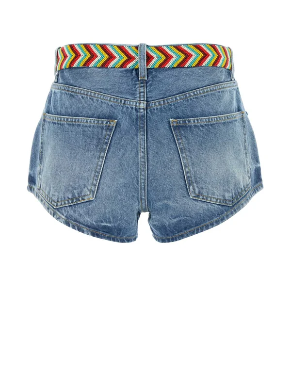 Alanui Blue Shorts - Image 2