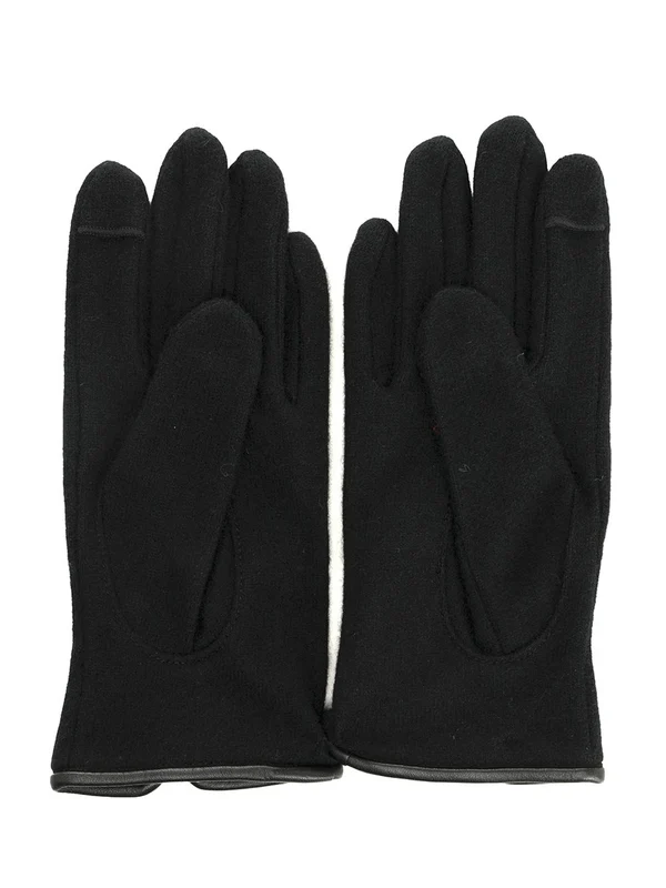 Vivienne Westwood Black Leather Gloves - Image 2
