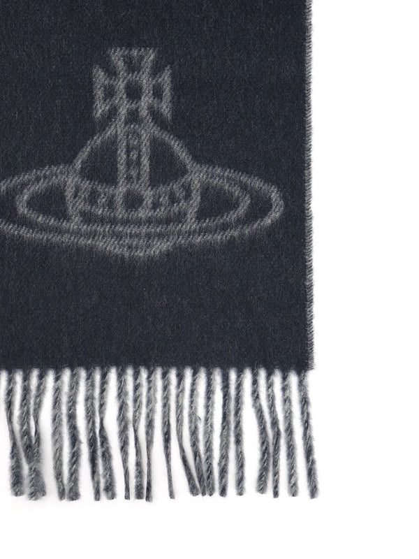 Vivienne Westwood Grey Wool Mufflers - Image 3
