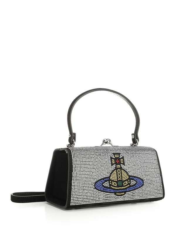 Vivienne Westwood Silver Black Tote Bags - Image 2