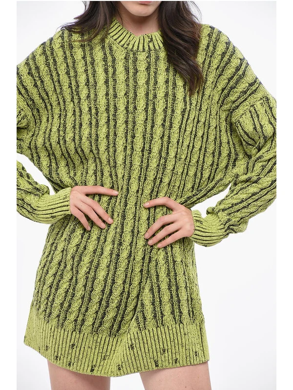 Diesel Green Mini Dress - Image 3
