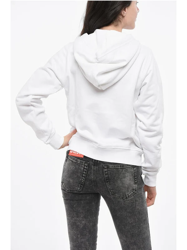 Diesel White Hoodies - Image 2