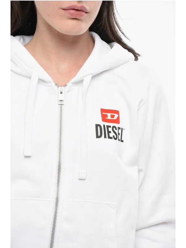 Diesel White Hoodies - Image 3