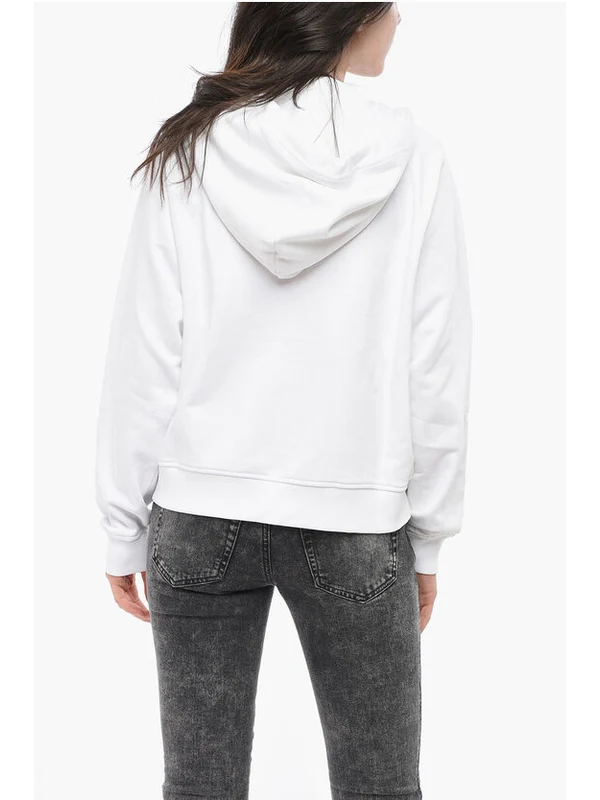 Diesel White Hoodies - Image 2