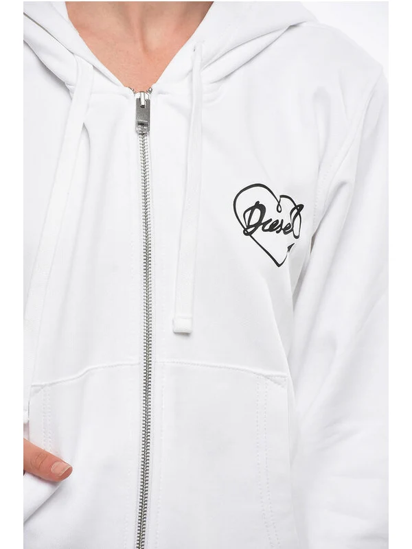 Diesel White Hoodies - Image 3