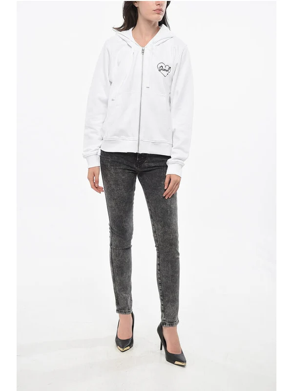 Diesel White Hoodies - Image 4
