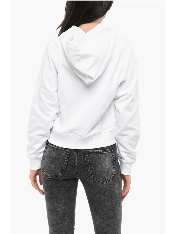 Diesel White Hoodies - Image 2