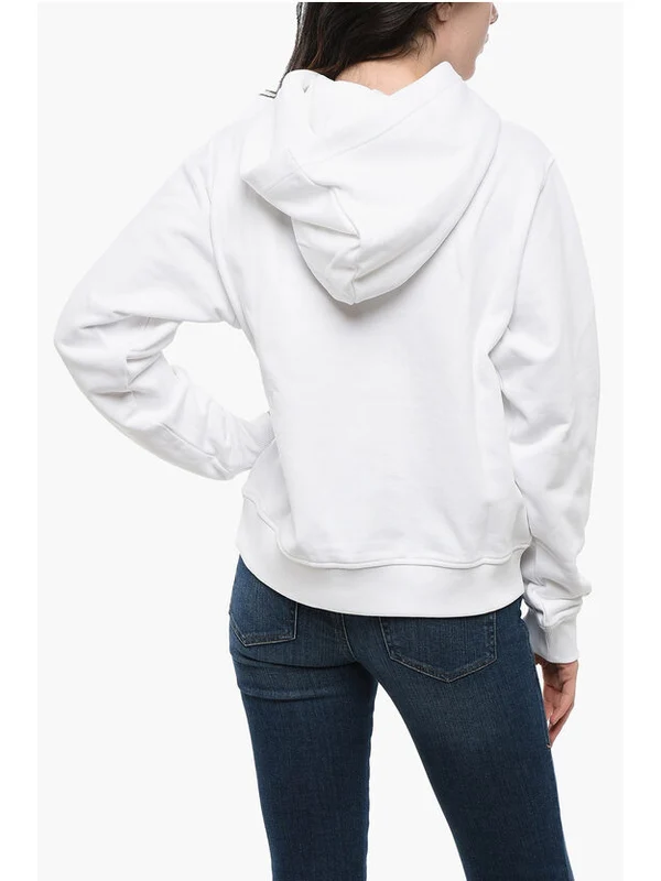 Diesel White Hoodies - Image 2