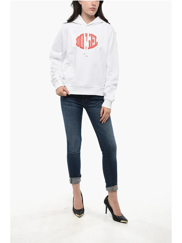 Diesel White Hoodies - Image 4