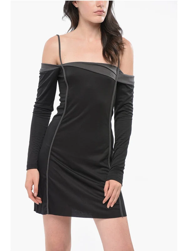 Diesel Black Mini Dress - Image 4