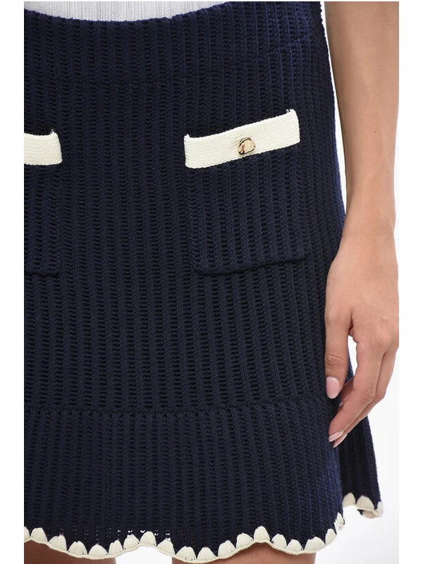 Self-Portrait Navy Skirts - Image 3