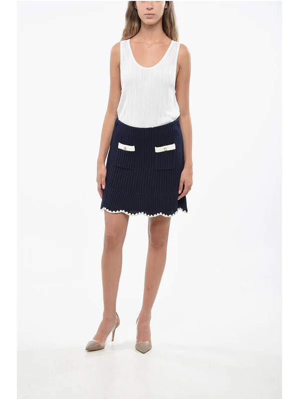 Self-Portrait Navy Skirts - Image 4