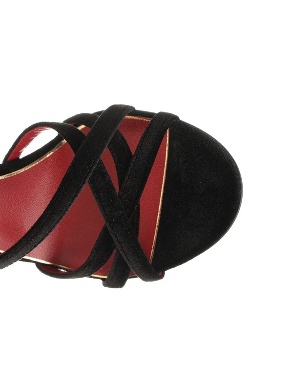 Valentino Black Sandal Heels - Image 4