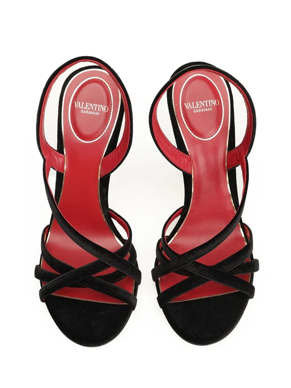 Valentino Black Sandal Heels - Image 5