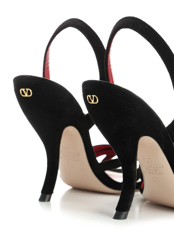 Valentino Black Sandal Heels - Image 6