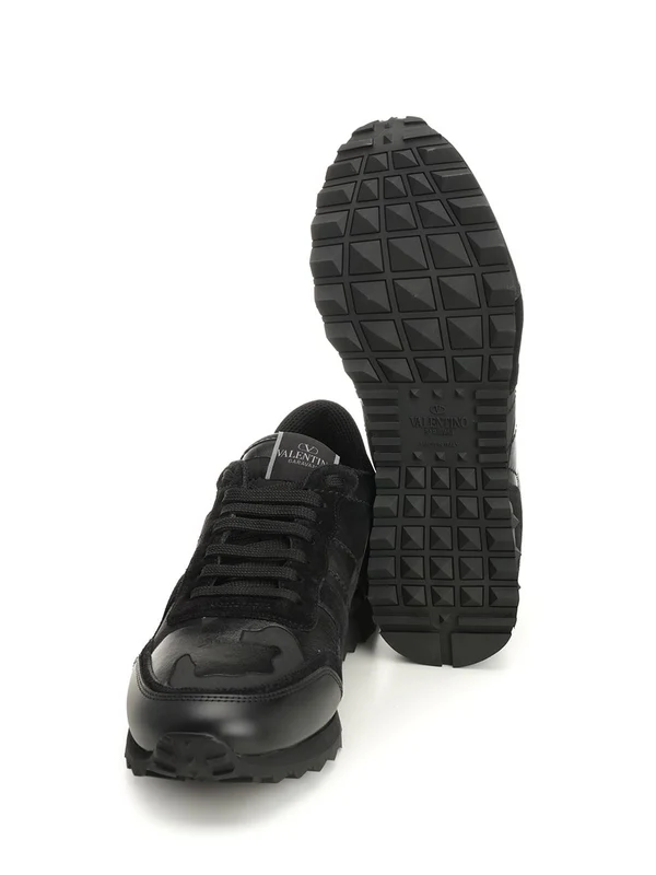 Valentino Black Low Top Sneakers - Image 5