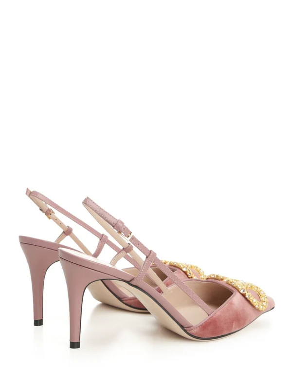 Valentino Red Slingback Heels - Image 3