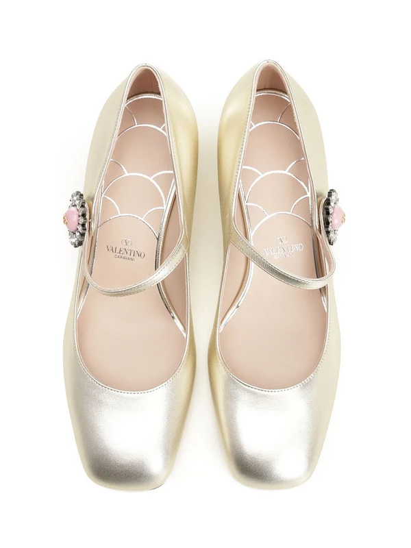 Valentino Silver Pumps Heels - Image 5