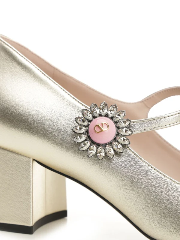 Valentino Silver Pumps Heels - Image 6