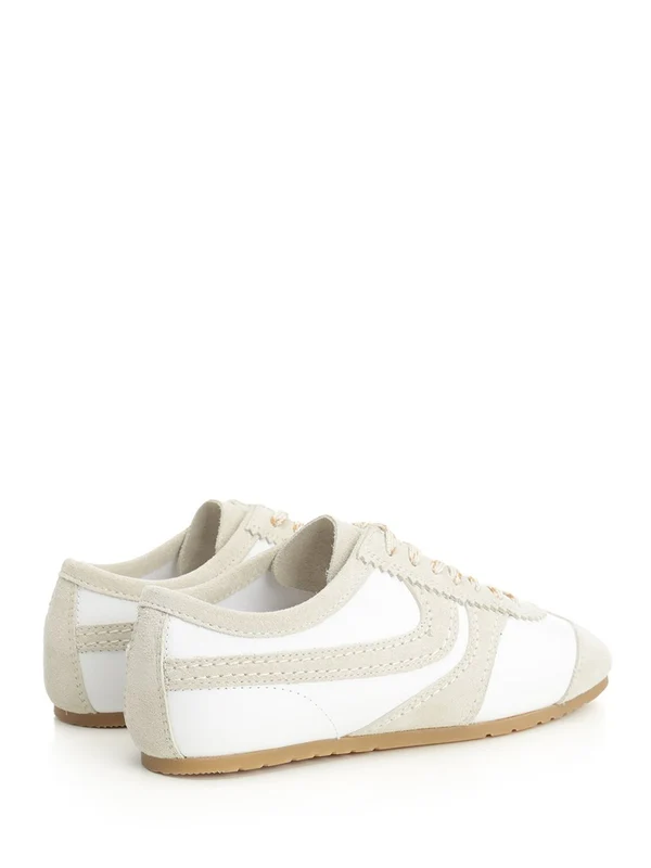 Dries Van Noten White Low Top Sneakers - Image 3