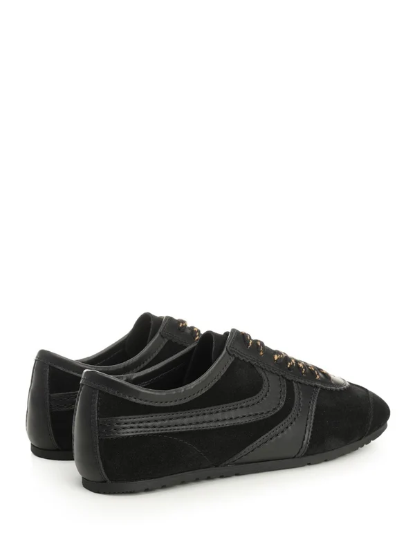 Dries Van Noten Black Low Top Sneakers - Image 3