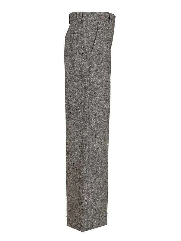 Valentino Grey Tailored Pants - Image 3