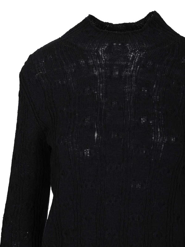 Dries Van Noten Black Knitted - Image 4