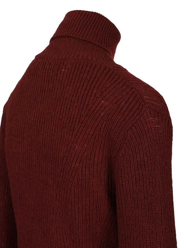 Dries Van Noten Burgundy Knitted - Image 5