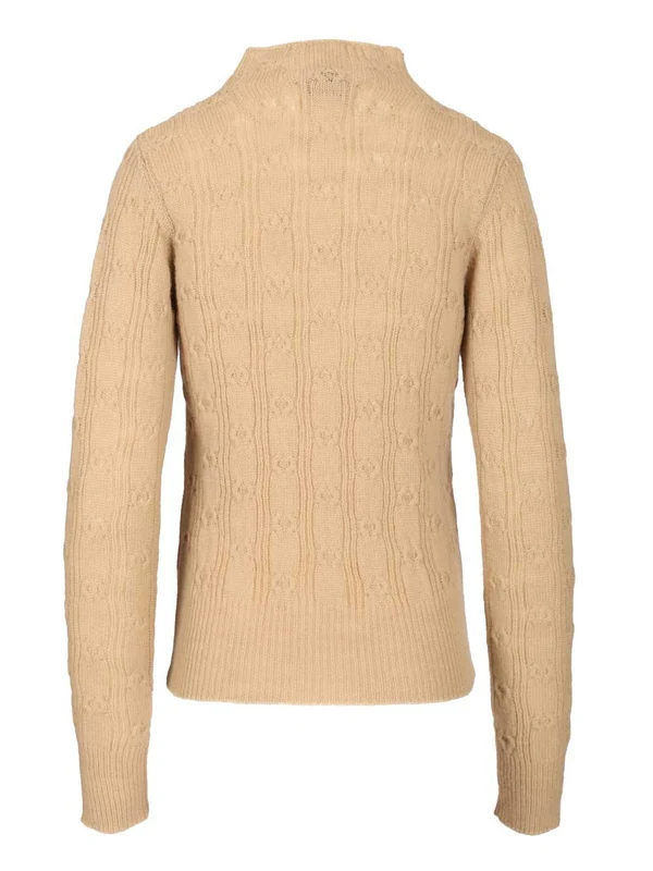 Dries Van Noten Beige Knitted - Image 2