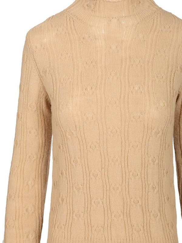 Dries Van Noten Beige Knitted - Image 4