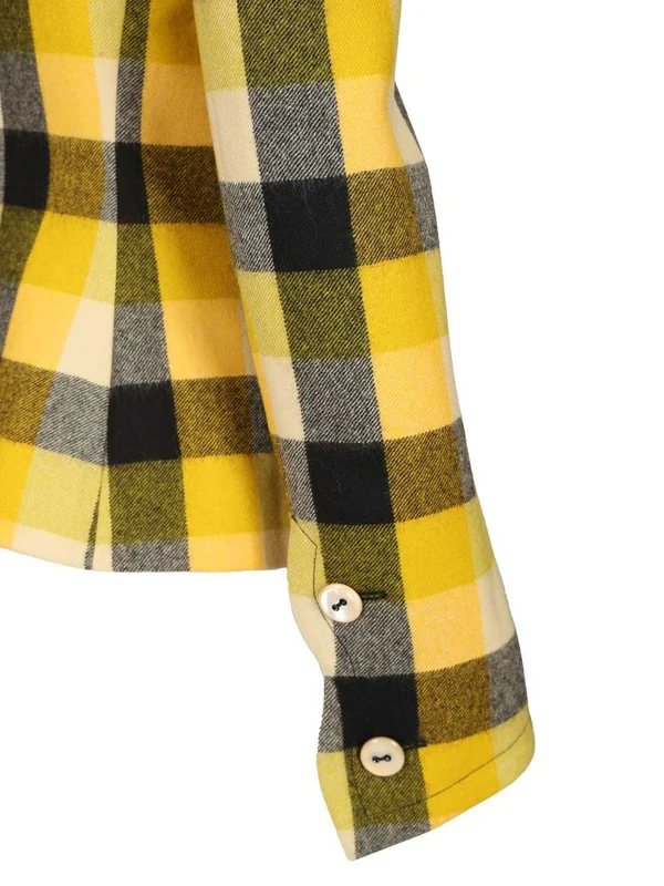 Vivienne Westwood Yellow Checked Tailored Jackets - Image 5