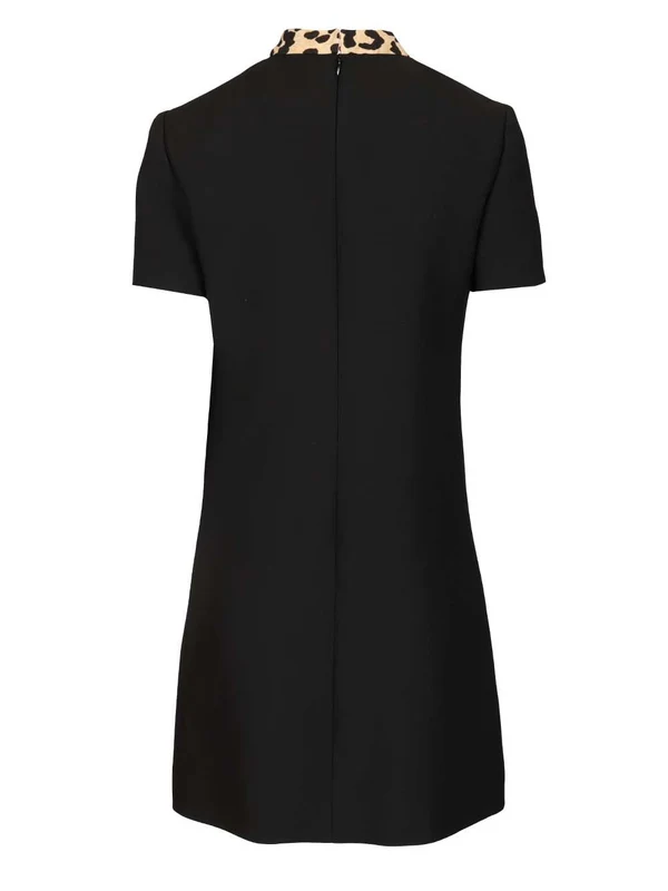 Valentino Black Mini Dress - Image 2
