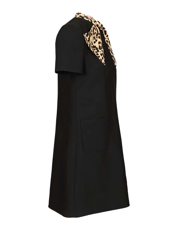 Valentino Black Mini Dress - Image 3
