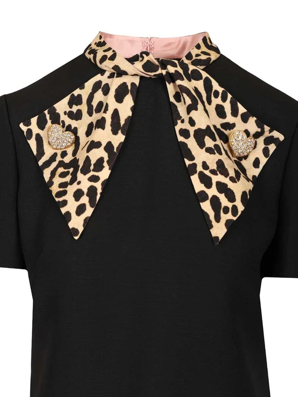 Valentino Black Mini Dress - Image 4