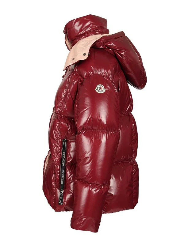 Parana Burgundy Short Down Jacket - Image 3